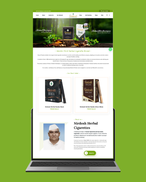 Nirdosh Herbal Cigarettes